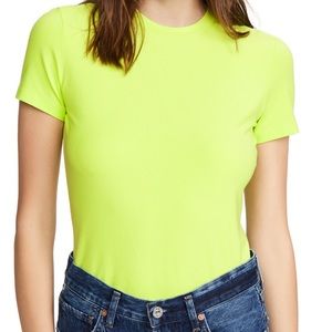 Theory Tiny Tee Neon SZ S